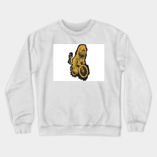 Bicycling Lion Crewneck Sweatshirt